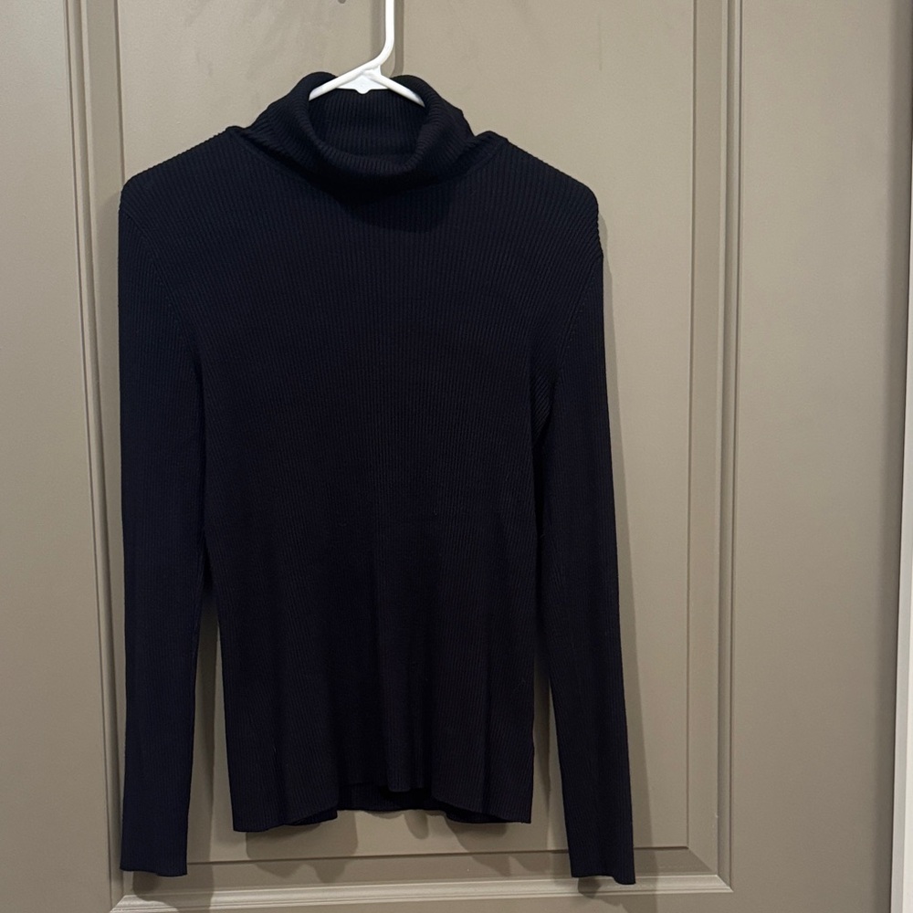 Coldwater Creek Black Cowl Neck Sweater